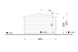 Domek ogrodowy drewniany OLYMP (34 mm), 4x3 m, 12 m² specification 6
