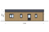 Dom drewniany całoroczny - mieszkalny NICOLE RV (z izolacją, WT2021), 68 m² specification 4