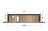 Dom drewniany letniskowy PREMIUM S (34 mm + elewacja, z izolacją), 10,5 x 4,5 m, 47 m² specification 4