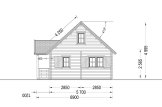 Dom drewniany letniskowy EMMA (66 mm), 70 m² specification 6