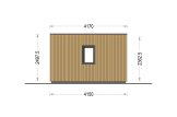 Domek ogrodowy drewniany PREMIUM (34 mm + elewacja, z izolacją), 6x4 m, 24 m² specification 5