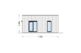 Dom drewniany całoroczny - mieszkalny KAYA 3 PV (z izolacją, WT2021), 70 m² specification 3