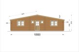 Dom drewniany całoroczny FILL (44+44 mm, z izolacją), 60 m² specification 2