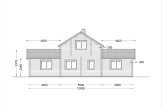Dom drewniany całoroczny HOLLAND (44+44 mm), 113 m² - z tarasem 13 m² specification 5