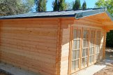 Domek ogrodowy drewniany MARTA (44+44 mm, z izolacją), 5x4 m, 20 m² customer 1