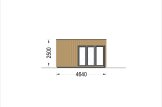 Domek letniskowy drewniany PREMIUM (34 mm + elewacja), 6,5 x 4,5 m, 30 m² specification 3