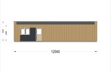 Dom drewniany letniskowy KAYA 2 (44 mm + elewacja, z izolacją), 64 m² specification 4
