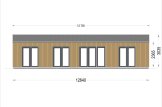 Domek letniskowy drewniany NICOLE (44 mm + elewacja), 68 m² specification 2