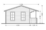 Domek ogrodowy drewniany ROYAL (34 mm), 5x5 m, 25 m² specification 5