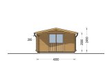 Domek ogrodowy drewniany RENNES (34 mm), 4x3 m 12 m² specification 2