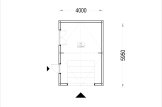 Garaż drewniany SILVIA (34 mm + elewacja), 4x6 m, 24 m² specification 1