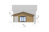 Dom drewniany całoroczny - mieszkalny HOLLAND RV (z izolacją, WT2021), 116 m² specification 6