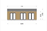 Domek letniskowy całoroczny ANGELA (44 mm + elewacja, z izolacją PLUS), 43 m² specification 2