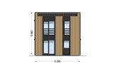 Dom drewniany całoroczny - mieszkalny KAYA 4L RV (z izolacją, WT2021), 50 m² specification 5