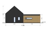 Dom drewniany letniskowy MIRABEL (44 mm + elewacja, z izolacją), 69 m² specification 4