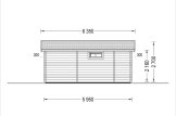 Domek letniskowy drewniany ALTURA (44 mm), 31 m² - z tarasem 8 m² specification 4