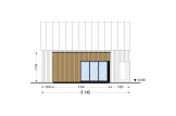 Dom drewniany letniskowy MIRABEL (44 mm + elewacja, z izolacją), 69 m² specification 3