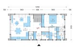 Dom drewniany letniskowy INGRID (44 mm + elewacja), 170 m² specification 1
