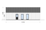 Dom drewniany całoroczny - mieszkalny ADALINE PV (z izolacją, WT2021), 42 m² specification 4