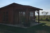 Domek letniskowy drewniany HELEN (44 mm), 6x6 m, 24 m² - z tarasem 12,5 m² customer 2