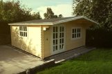Domek ogrodowy drewniany WISSOUS (34 mm), 5x5 m, 25 m² customer 2