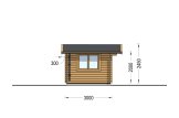 Domek ogrodowy drewniany RENNES (34 mm), 4x3 m 12 m² specification 3