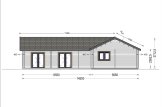 Dom drewniany letniskowy PAULA (44+44 mm), 129 m² specification 4