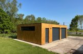 Garaż drewniany dwustanowiskowy SILVIA DUO F (34 mm + elewacja), 6x6 m, 36 m² customer 3