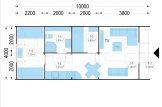 Domek letniskowy drewniany BRETA (44 mm), 4x10 m, 40 m² specification 1