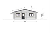 Dom drewniany letniskowy ALICE (44+44 mm), 72 m² specification 3