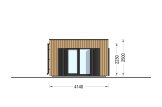 Domek ogrodowy drewniany PREMIUM (34 mm + elewacja), 7x4 m, 25 m² specification 5