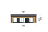 Dom drewniany letniskowy SELENE (44 mm + elewacja, z izolacją), 54 m² specification 2