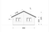 Dom drewniany letniskowy GRETA (44 mm), 54 m² specification 3