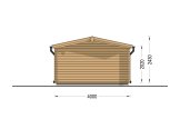 Domek ogrodowy drewniany LILLE (34 mm), 4x3 m, 12 m² specification 4