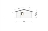 Dom drewniany letniskowy AGNES (44+44 mm), 75 m² specification 5