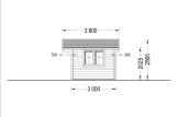 Domek ogrodowy drewniany WISSOUS (44 mm), 5x3 m, 15 m² specification 3
