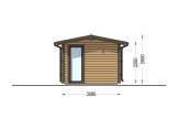 Domek ogrodowy drewniany ARTUR PLUS (34 mm + elewacja), 6x3 m, 15 m² specification 5