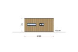 Dom drewniany letniskowy LUCIA 2 (44 mm + elewacja), 50 m² specification 5