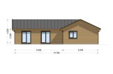Dom drewniany całoroczny - mieszkalny PAULA RV (z izolacją, WT2021), 118 m² specification 2