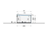 Dom drewniany letniskowy PREMIUM S (34 mm + elewacja, z izolacją), 10,5 x 4,5 m, 47 m² specification 6