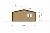 Domek letniskowy całoroczny SELENE (44+44 mm, z izolacją PLUS), 54 m² specification 3