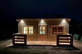 Domek letniskowy drewniany ALTURA (44+44 mm, z izolacją), 31 m² - z tarasem 8 m² customer 2