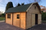 Garaż drewniany MISSISSIPPI (44 mm), 5x6 m, 30 m² customer 3