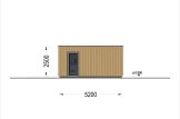 Garaż drewniany SILVIA F (34 mm + elewacja), 3,2x5,2 m, 16,6 m² specification 5