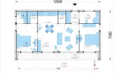 Dom drewniany letniskowy KAYA 2 (44 mm + elewacja), 64 m² specification 1