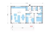 Dom drewniany letniskowy BELLA 2 (44 mm + elewacja), 60 m² specification 1