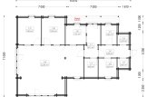Model magazynowy: Dom drewniany letniskowy VICTORIA S (66+66 mm) , 171 m² specification 1