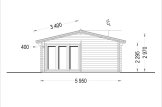Domek letniskowy całoroczny MARINA (44+44 mm, z izolacją PLUS), 8x6 m, 48 m² specification 3