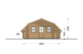 Garaż drewniany TEXAS (44 mm), 6x6 m, 36 m² specification 4