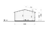 Domek ogrodowy drewniany WISSOUS (34 mm), 5x4 m, 20 m² specification 6